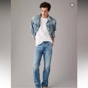 American Eagle Men’s EasyFlex Original Bootcut Jeans- Dream Blue Colour
